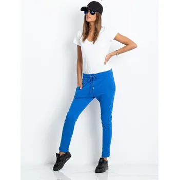 Dámské modré tepláky -RV-DR-3698.06X-blue Velikost: S