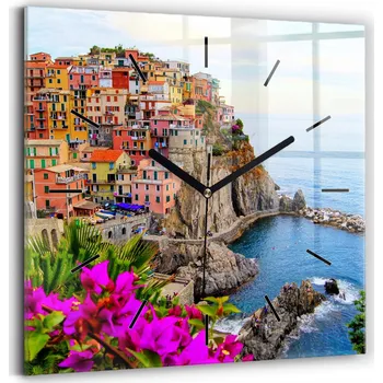 Hodiny Nástěnné hodiny Wallfluent modré 30 cm