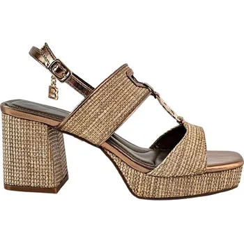Dámské sandále Hnědé sandály Laura Biagiotti Metal Bronze Velikost: 41