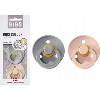 dudlíky Kulatý gumový Dudlík Bibs 6 měsíců +