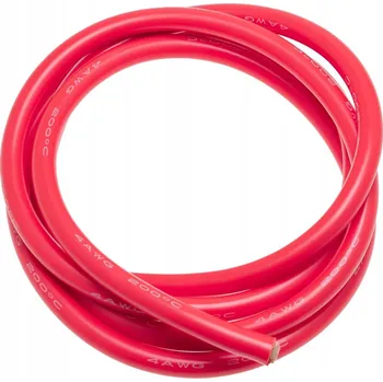 Datový kabel Kabel 4AWG (25mm2) Silikonový červený DALY