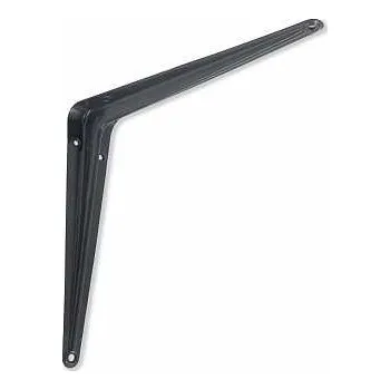 Nábytkové kování Konzola policová 175x150mm 18kg ANTRACIT