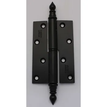 Dveřní kování TKZ Polná Závěs dveřní 120 UŘ14 rovný černý lak P RAL 9005