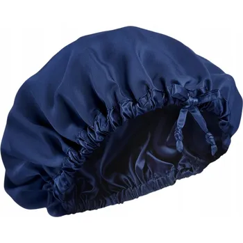 Čepice Hedvábná čepice ALMANIA - tmavě modrá