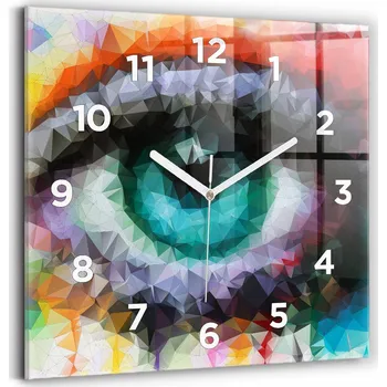 Hodiny Nástěnné hodiny Wallfluent modré 30 cm