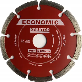 Řezný kotouč Diamantový kotouč 125 mm na beton, cihly a kámen