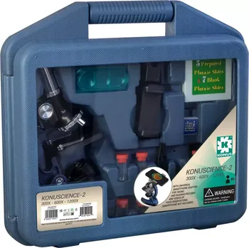 Mikroskop Konus Konuscience-2 dětský mikroskop 1200x velký set