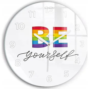 Hodiny Nástěnné hodiny Wallfluente vícebarevné 30 cm