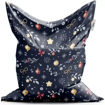 Sedací pytel Sablio Sedací vak Classic Štědrovečerní noc - 150x100 cm