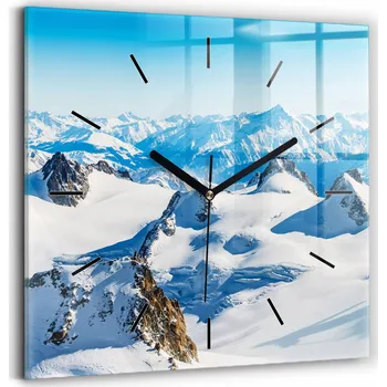 Hodiny Nástěnné hodiny Wallfluent bílé 30 cm