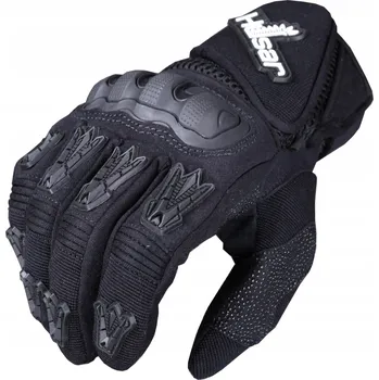 Moto rukavice Motocyklové rukavice Husar MX1 vel. M, černé