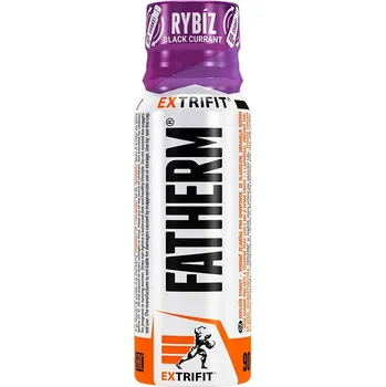 Spalovač tuku Extrifit Fatherm Shot 90 ml černý rybíz