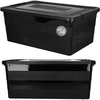 Úložný box PLASTOVÝ BOX S VÍKEM, ÚLOŽNÝ BOX NA HRAČKY 40l