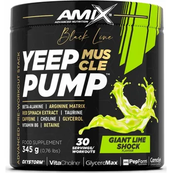 Anabolizér Amix Black Line Yeep Pump Muscle 345 g orange attack
