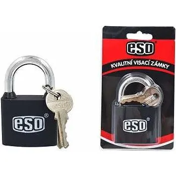 Visací zámek Visací zámek černý 25mm 3kl. ESO