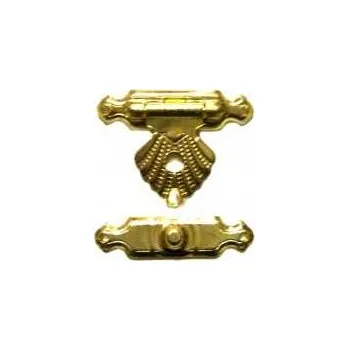 Tesařské kování Uzávěr na kazety 25x25mm pomosaz