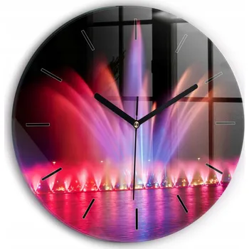 Hodiny Nástěnné hodiny Wallfluente červené 30 cm