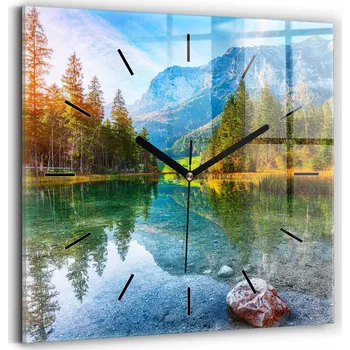 Hodiny Nástěnné hodiny Wallfluent černé 30 cm