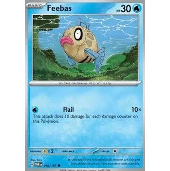 Sběratelská karetní hra Pokémon TWM 049/167 Feebas - Twilight Masquerade Stav: Near Mint, Verze: REVERSE HOLO