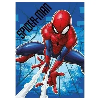 deka Spiderman MARVEL FLEECOVÁ KRÁSNÁ DEKA PRO SUPERHRDINU PŘEHOZ 100x140 CM