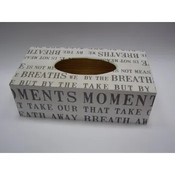 Krabice na papírové kapesníky - Nápisy