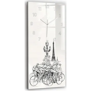 Hodiny Nástěnné hodiny Wallfluent černé 30 cm