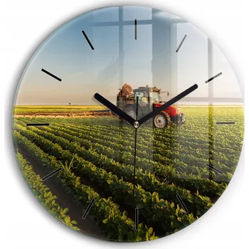 Hodiny Nástěnné hodiny Wallfluente červené 30 cm