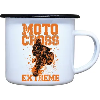 DOBRÝ TRIKO Plecháček s potiskem Motocross Velikost plecháčku: 330 ml