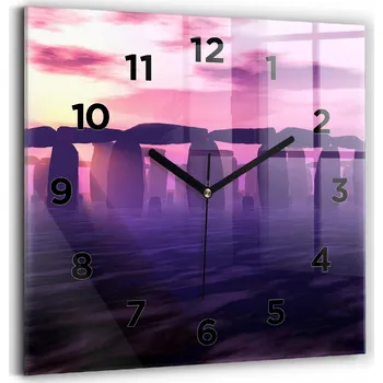 Hodiny Nástěnné hodiny Wallfluent modré 30 cm