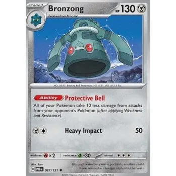 Sběratelská karetní hra Pokémon PRE 067/131 Bronzong - Prismatic Evolutions Stav: Near Mint, Verze: NORMAL