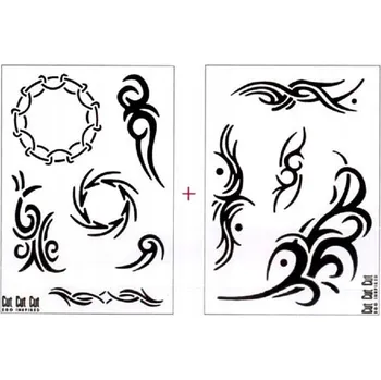 Samolepicí šablony pro malování na textil Cut Cut Cut Tribal CT2A4005