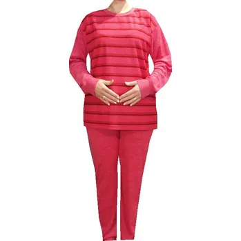 Dámské pyžamo xcena Froté pyžama růžové Velikost: XL