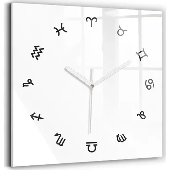 Hodiny Nástěnné hodiny Wallfluent bílé 30 cm