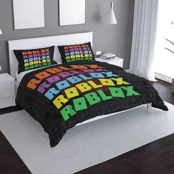 Povlečení Saténové povlečení ROBLOX Barevný text - Sablio - 140x220 / 90x70