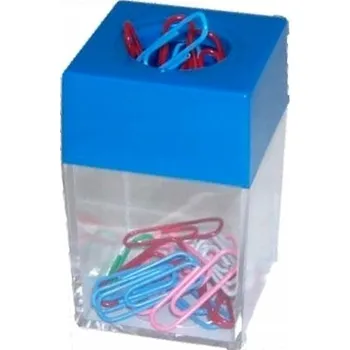 Kancelářská sponka MAGNETICKÝ ZÁSOBNÍK NA SPONKY + SPONKY SN6