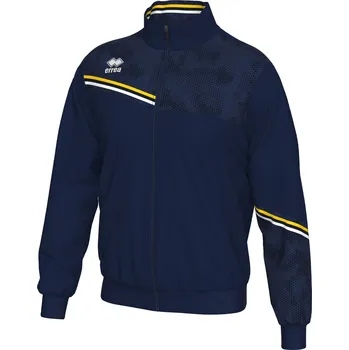 ERREA´ ERREA ELTON Unisex mikina BARVA: tmavě modrá - žlutá - bílá, Velikost: XXXL Unisex mikina se stojacím límečkem na zip, tepelná izolace, sportovní design