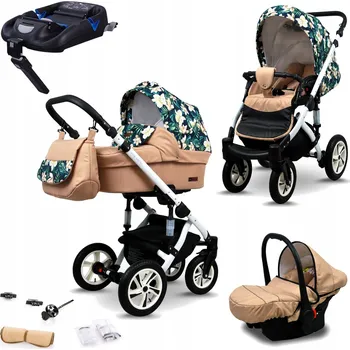 Kočárek Dětský kočárek 4v1 BabyLux Sky Lark + Isofix základna