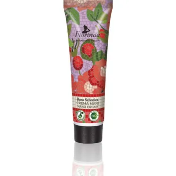 Koupelová kosmetika Florinda, Itálie Florinda - Krém na ruce Mosaico Rosa Selvatica - 30 ml