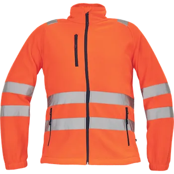 pracovní mikina Cerva ALMERIA HV Pánská fleecová mikina oranžová M 0346000190002