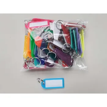 Rozlišovač klíče Visačka jmenovka na klíče VELKÁ+kroužek (50ks)