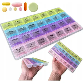 Lékovka Organizér na léky 4 přihrádky na den