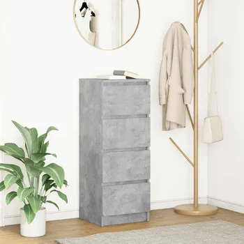 vidaXL Příborník 37,5x35x99 cm kompozitní dřevo [861705] Barva: Betonová šedá