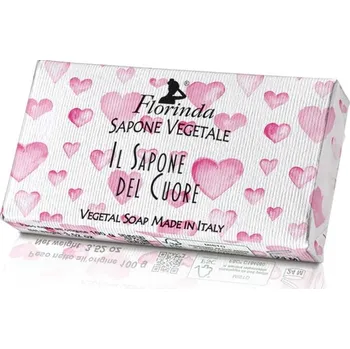 Koupelová kosmetika Florinda, Itálie Florinda - Mýdlo 100 g Cuore Rosa