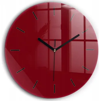 Hodiny Nástěnné hodiny Wallfluent červené 60 cm