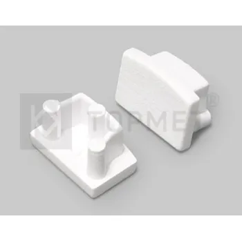 LED lišta STRONG StrongLumio koncovky k profilu Begton 12 oblá bílá (pár)