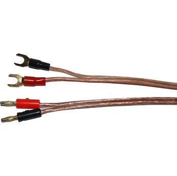 Audio kabel Reproduktorový kabel PAV Kabel 2 vidličky/2 banánky 2 x 2,5 mm2 1 m