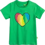 Dívčí tričko LEMON BERET SRDCE zelené Velikost: 104