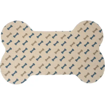 Podložka pod misku Zooplus Basics podložka pod misku kost 53,5x33cm béžová