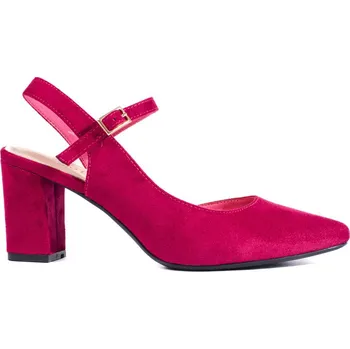 Dámské lodičky Tmavě růžové Stylové dámské lodičky SK-446FU Velikost: 37