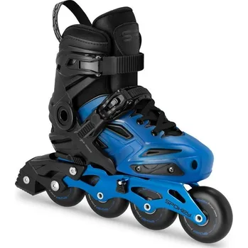 Kolečkové brusle Spokey FREESPO JUNIOR Dětské kolečkové brusle, modré, vel. 27-30